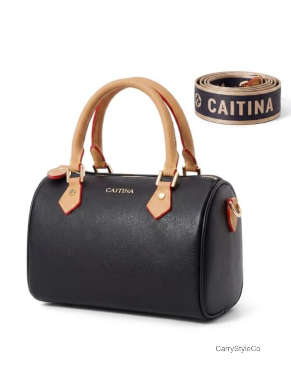 Classic Boston Bag Small Crossbody Purse Vegan Leather Top Handle Handbag